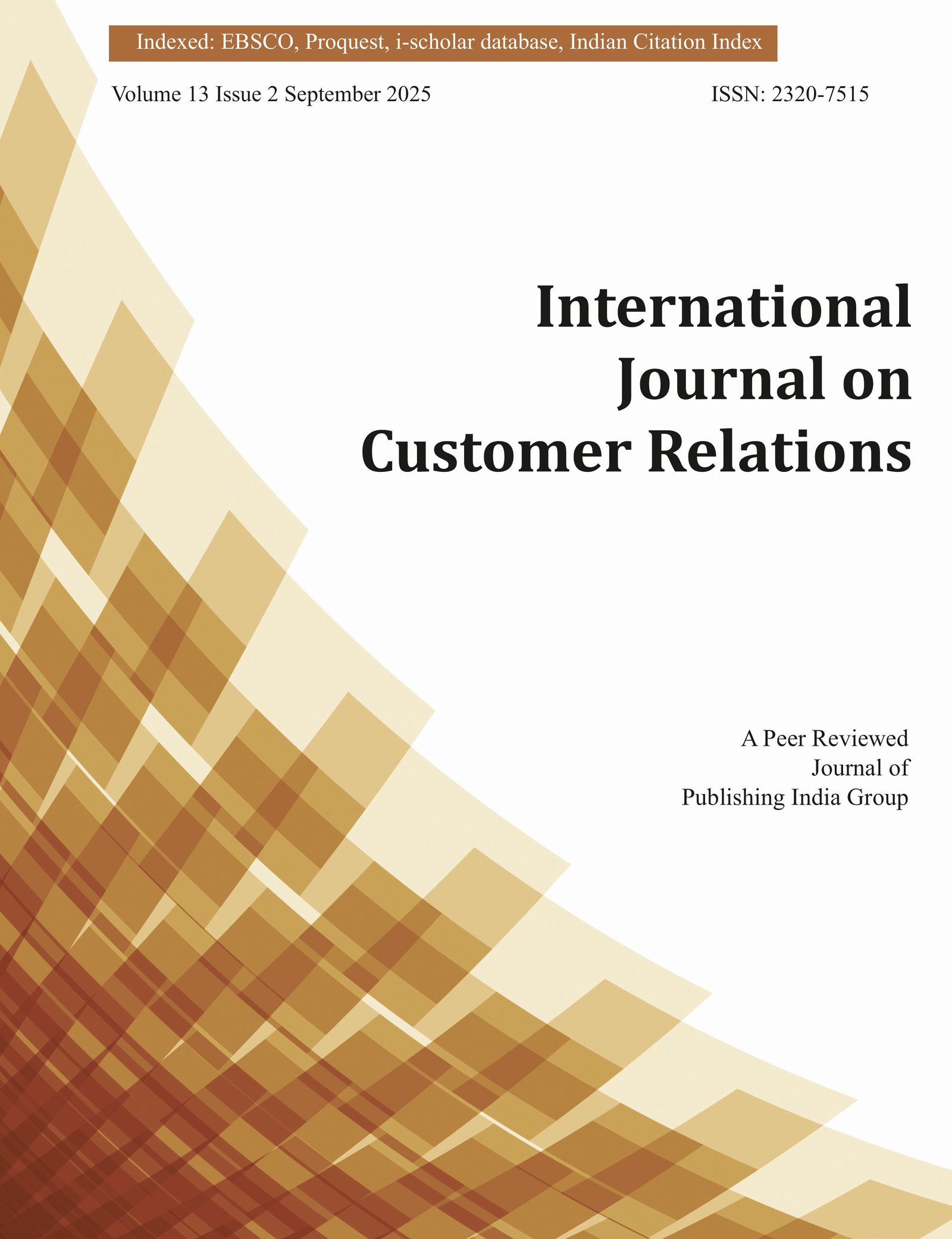 International Journal on Customer Relations