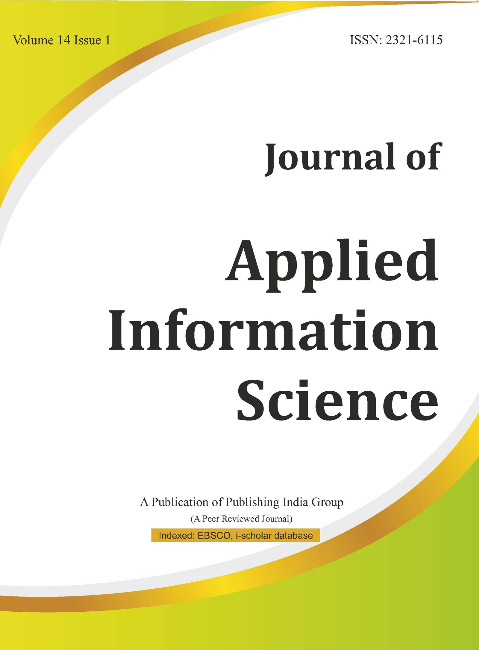 Journal of Applied Information Science