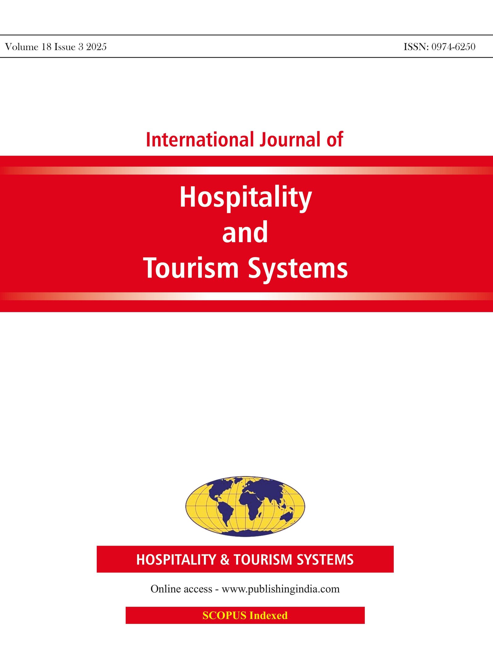 International Journal of Hospitality and Tourism Systems