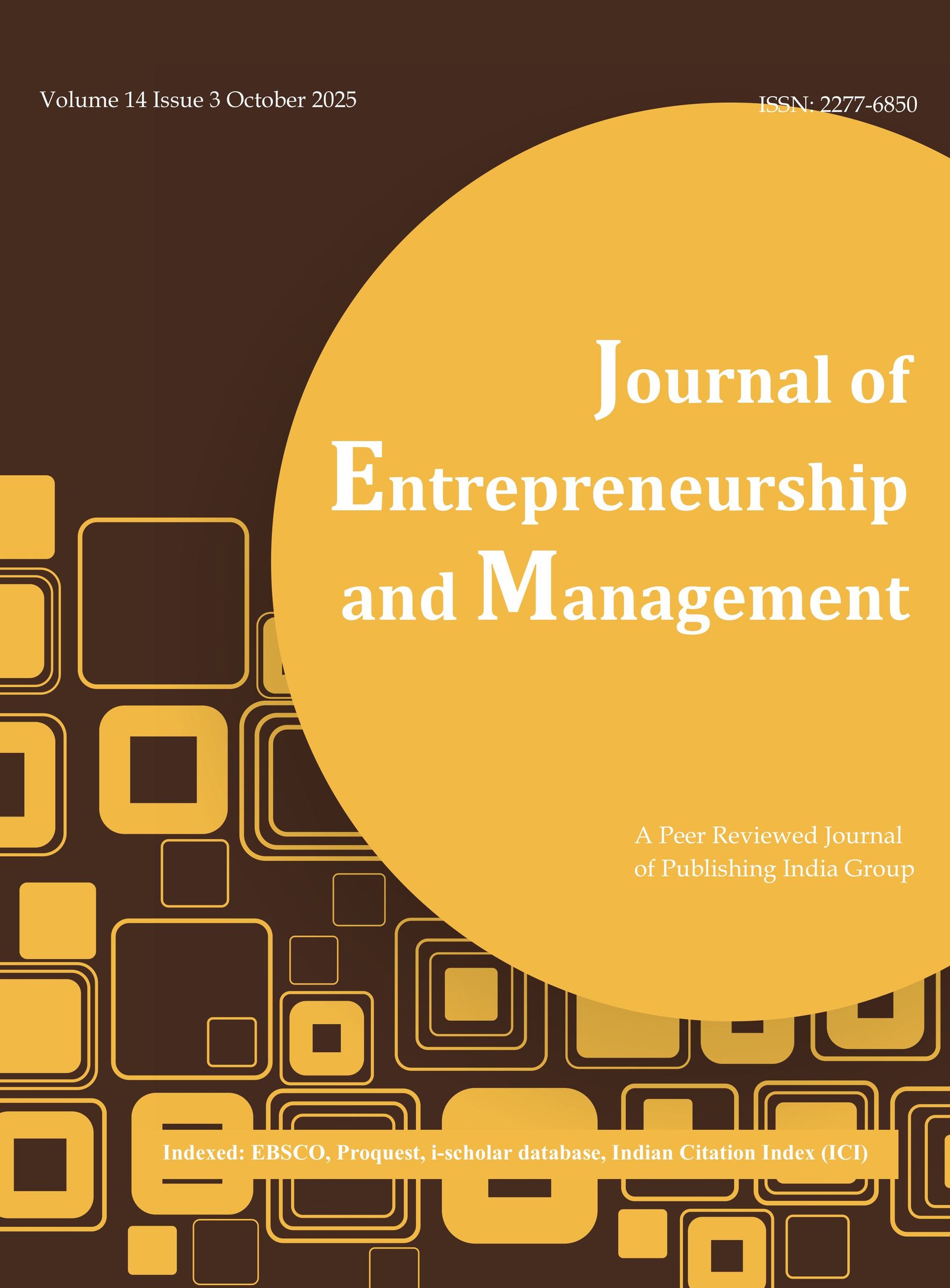 Journal of Entrepreneurship & Management