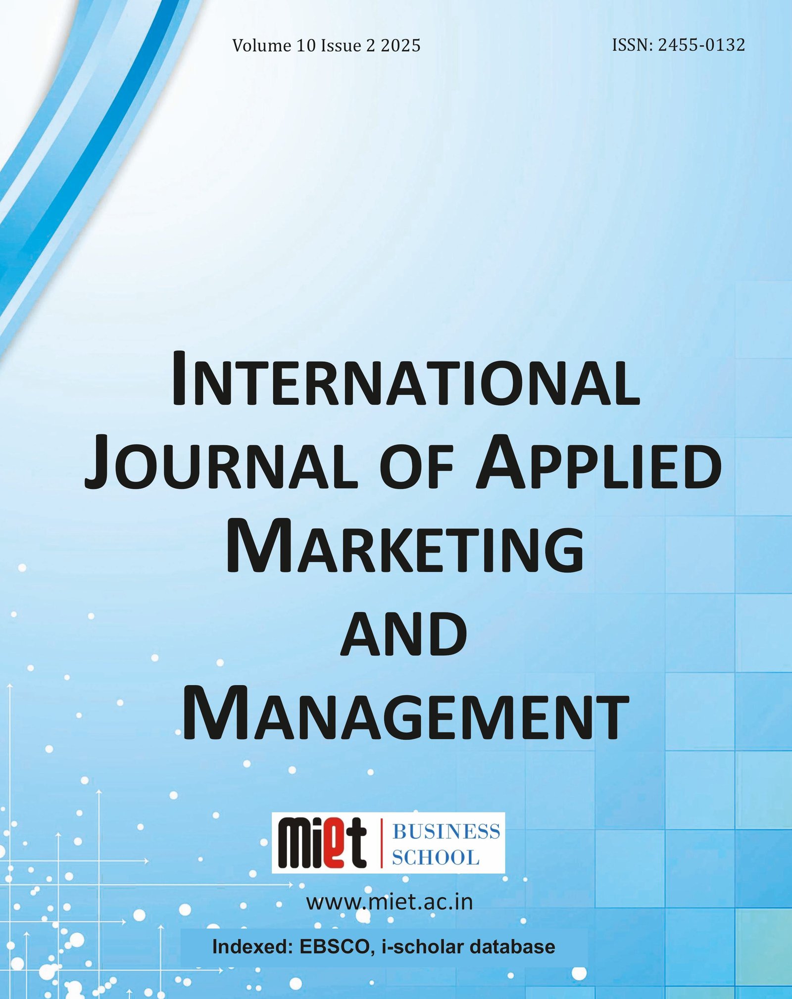 International Journal of Applied Marketing and Management
